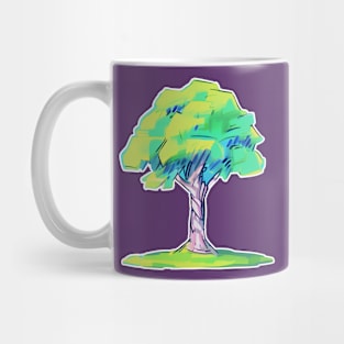 Save the Earth Digital Tree Sketch (MD23ERD009b) Mug